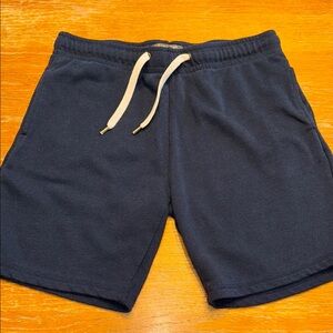 Primark Blue Athletic Shorts Soft Cotton Drawstring